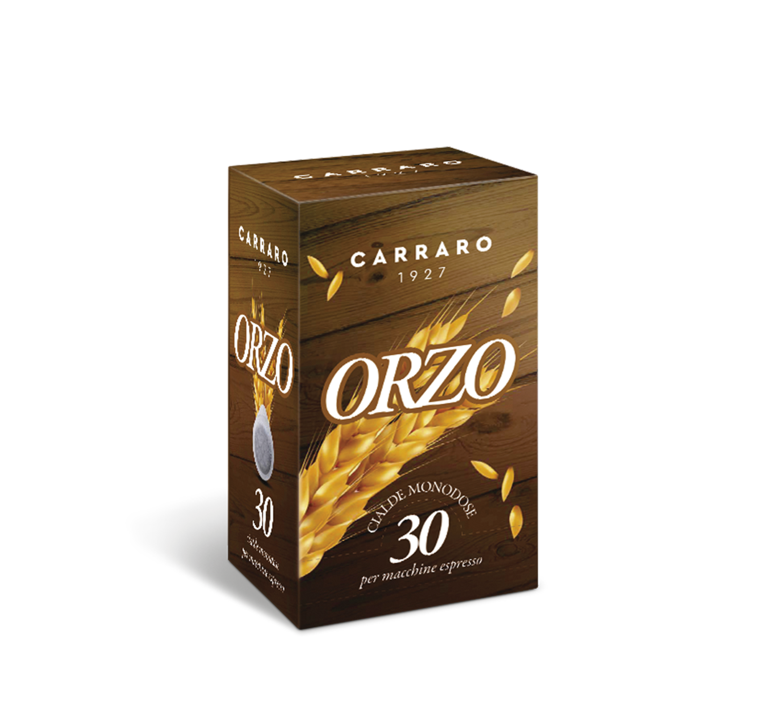 Casa - Orzo – 30 cialde monodose - Shop online Caffè Carraro