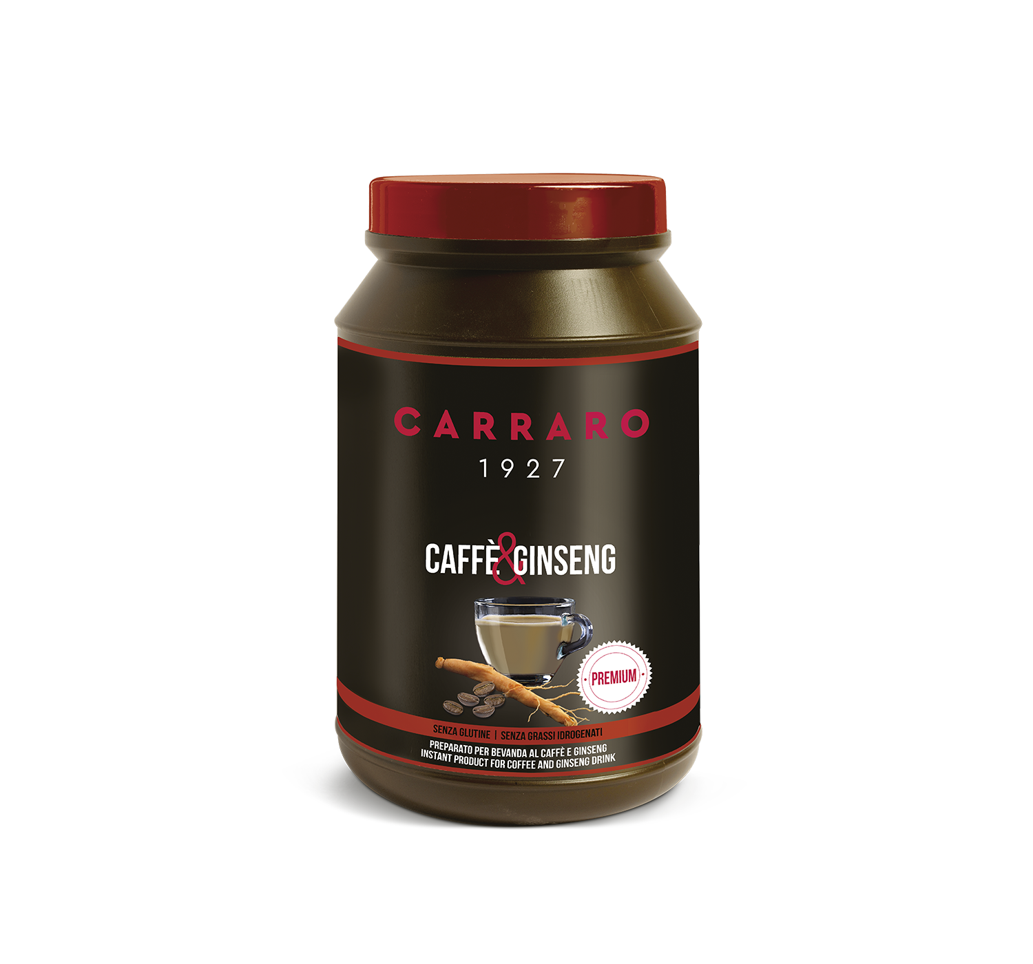 Coffee substitutes - Instat product for Caffè&Ginseng Premium flavoured drink – 1000 g - Shop online Caffè Carraro