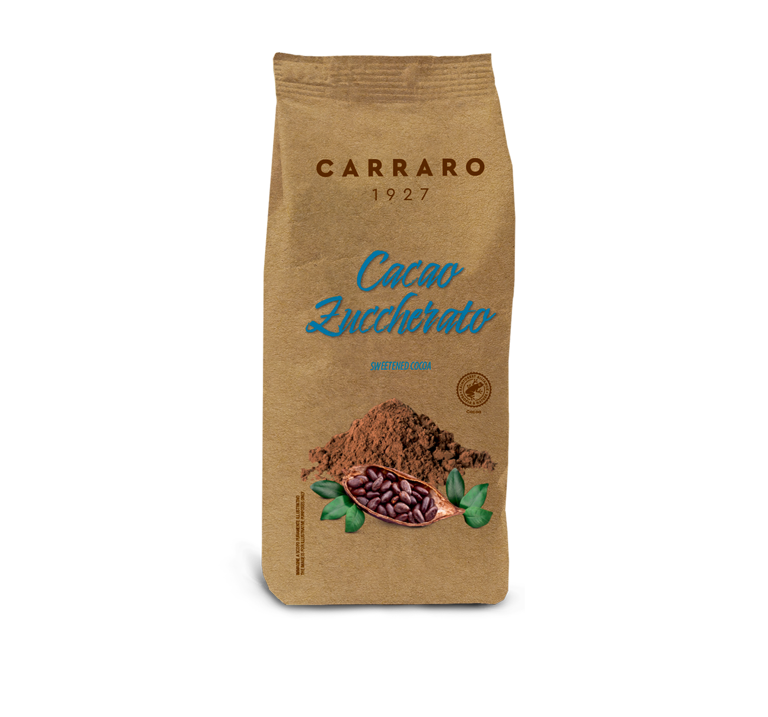 Cacao - Cacao zuccherato – 500 g - Shop online Caffè Carraro