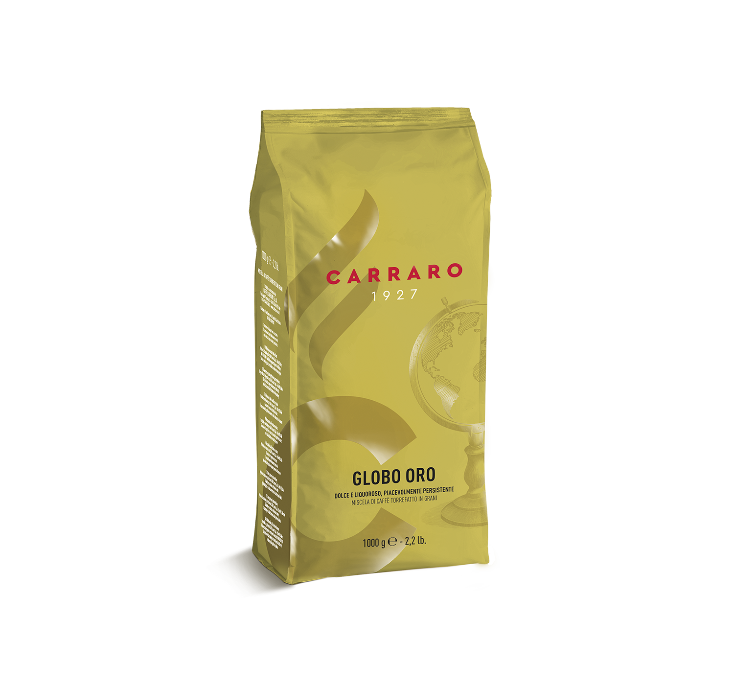 Globo line - Globo Oro – Coffee beans 1000 g - Shop online Caffè Carraro