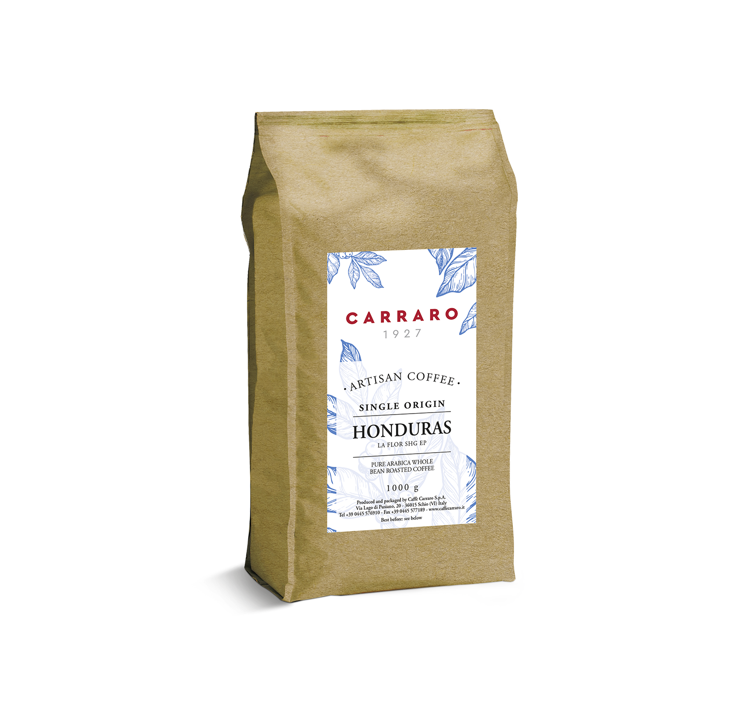 Artisan Coffee - Honduras – coffee beans 1000 g - Shop online Caffè Carraro