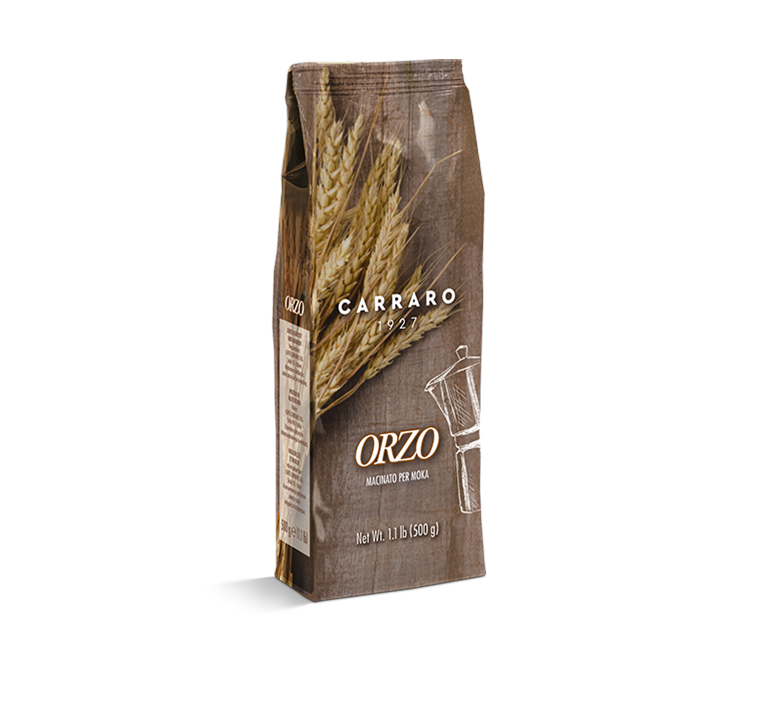 Coffee substitutes - Orzo/Barley Ground coffee – 500 g - Shop online Caffè Carraro