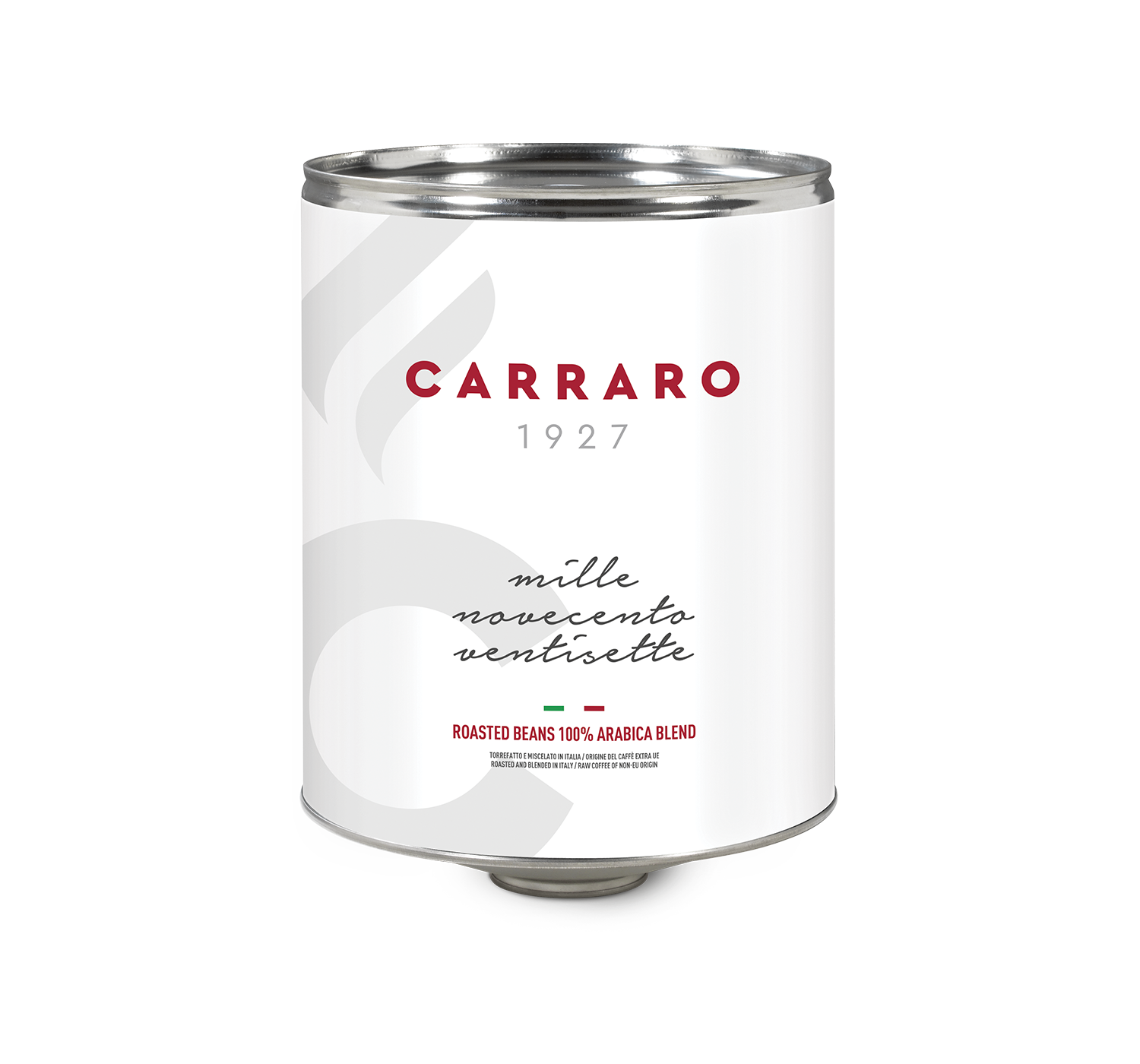 1927 - 1927 –  Coffee beans tin packed 3 Kg - Shop online Caffè Carraro