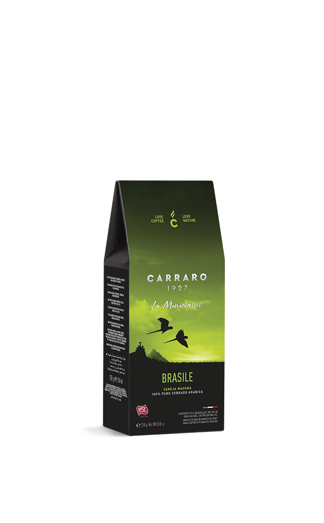 Brasile – ground coffee carton pack  da 250 g