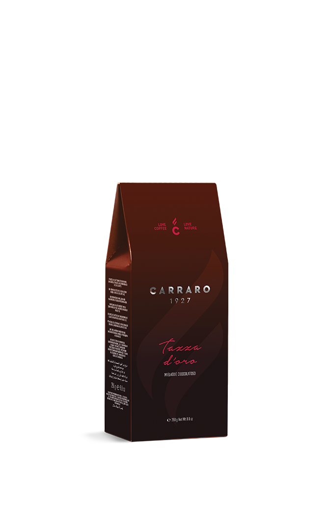 Tazza d’Oro – ground coffee carton pack  da 250 g