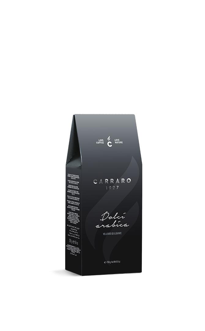 Dolci Arabica – ground coffee carton pack  da 250 g