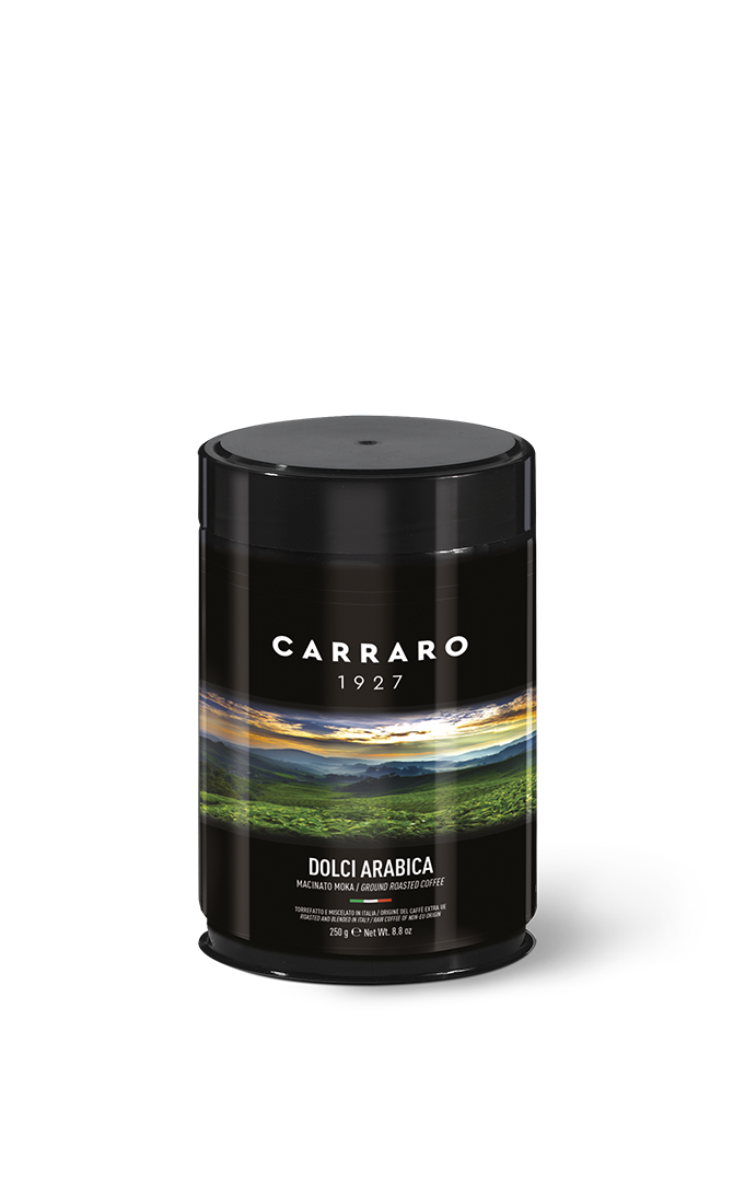 Dolci Arabica 100% – ground coffee 250 g tin packed