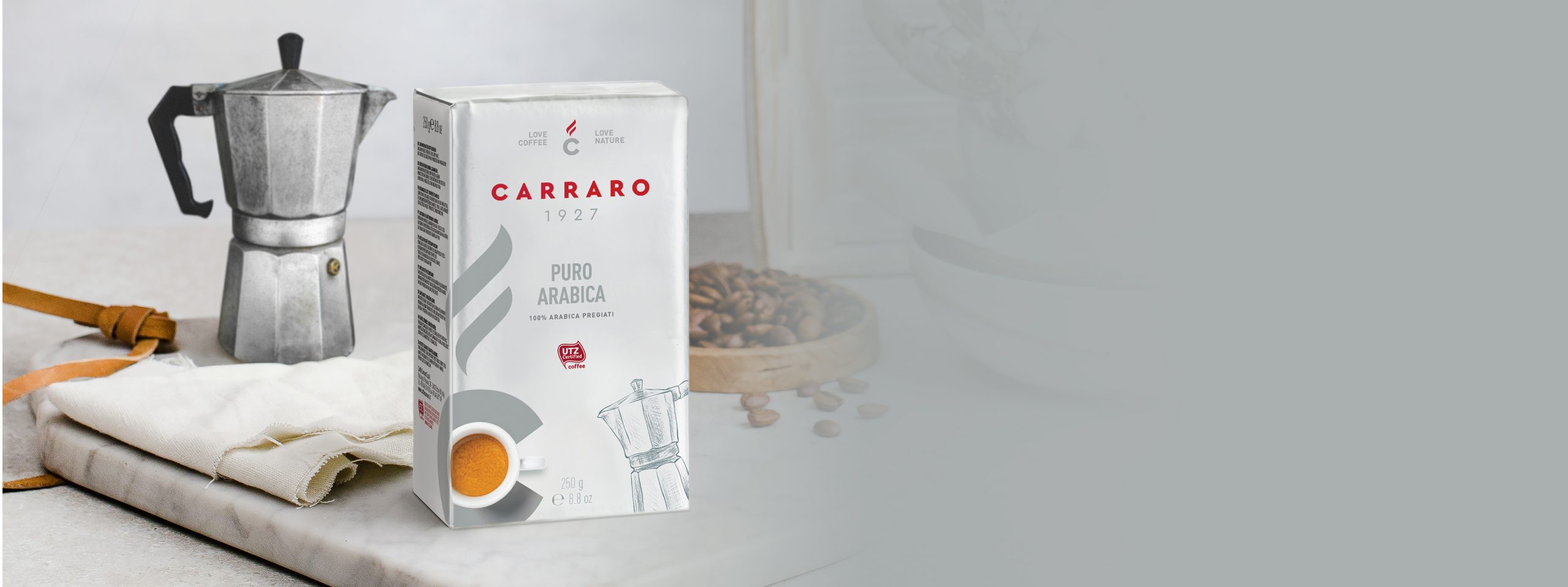 Puro Arabica – caffè macinato 250 g