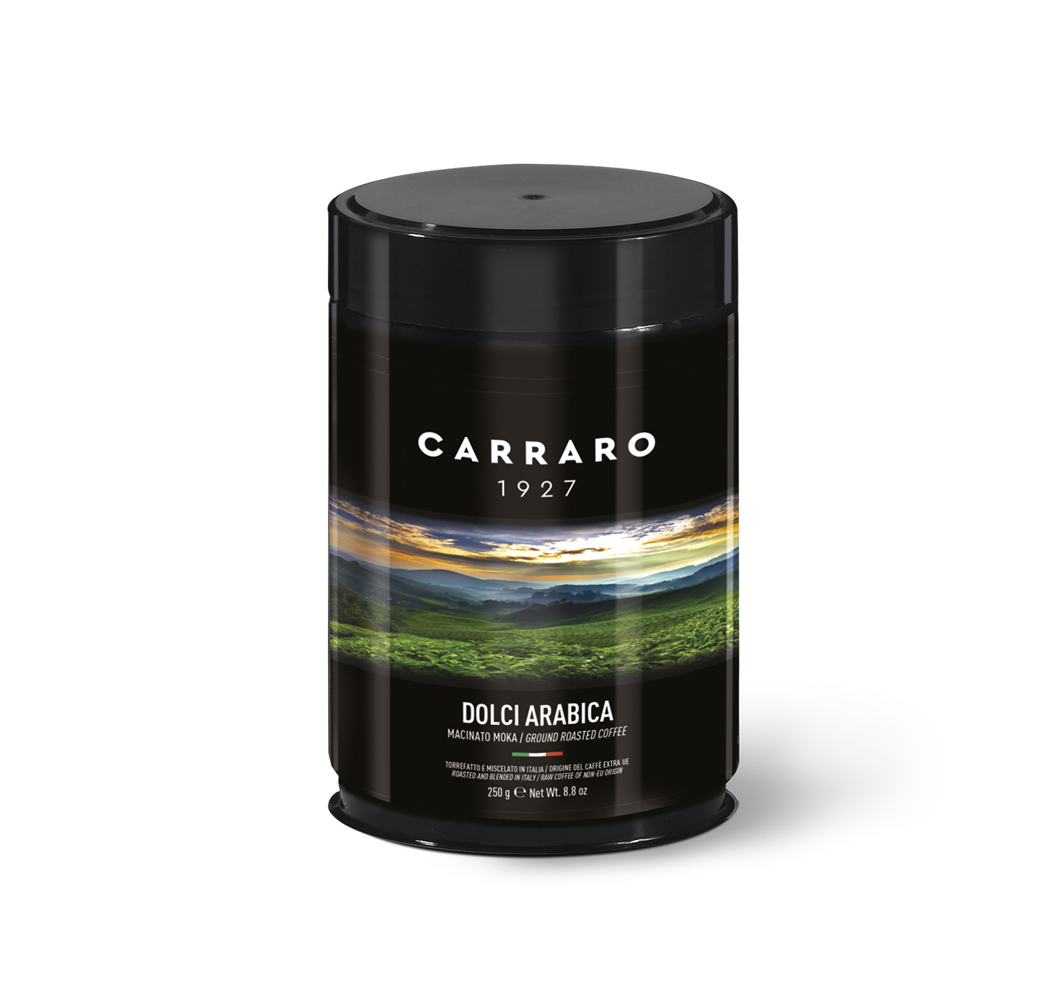 Dolci Arabica 100% - ground coffee 250 g tin packed - Caffè Carraro