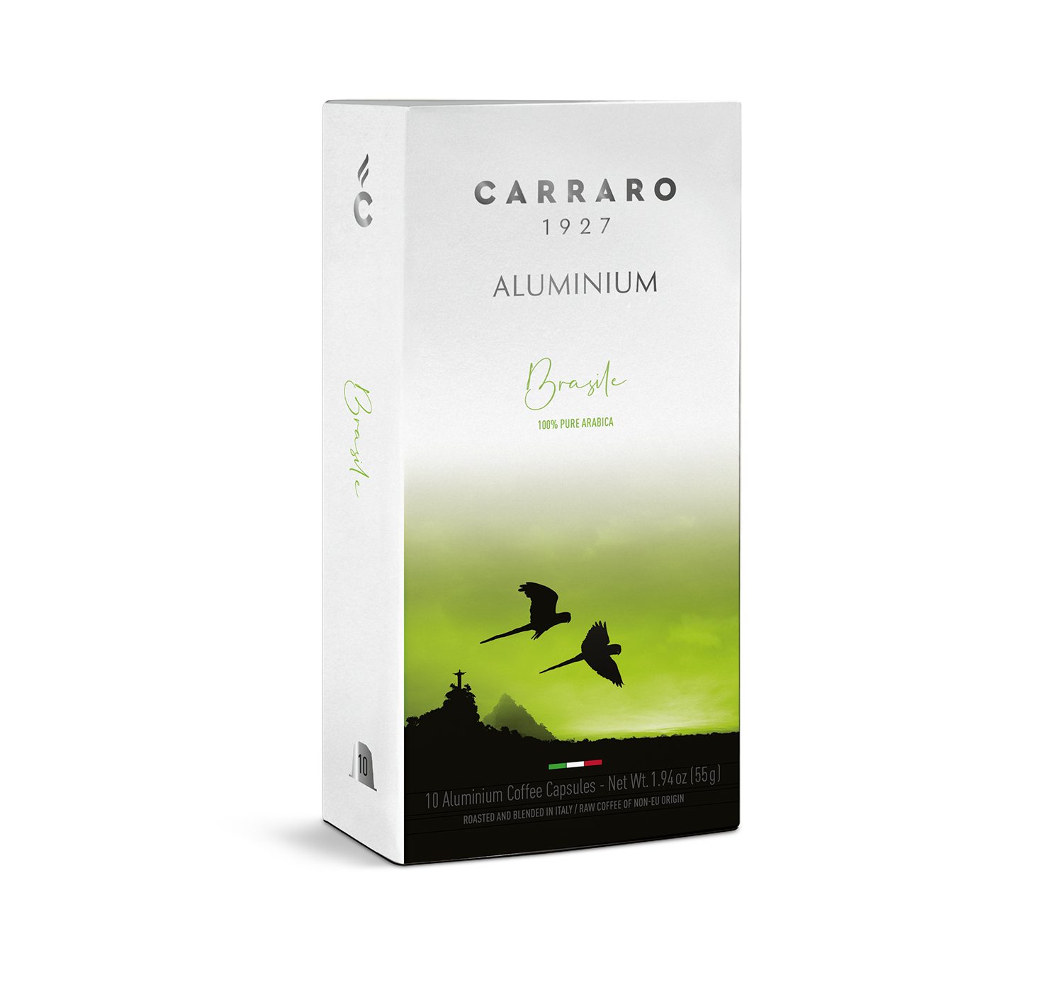 Capsules - Brasile – 10 Nespresso®* Aluminium compatible capsules - Shop online Caffè Carraro