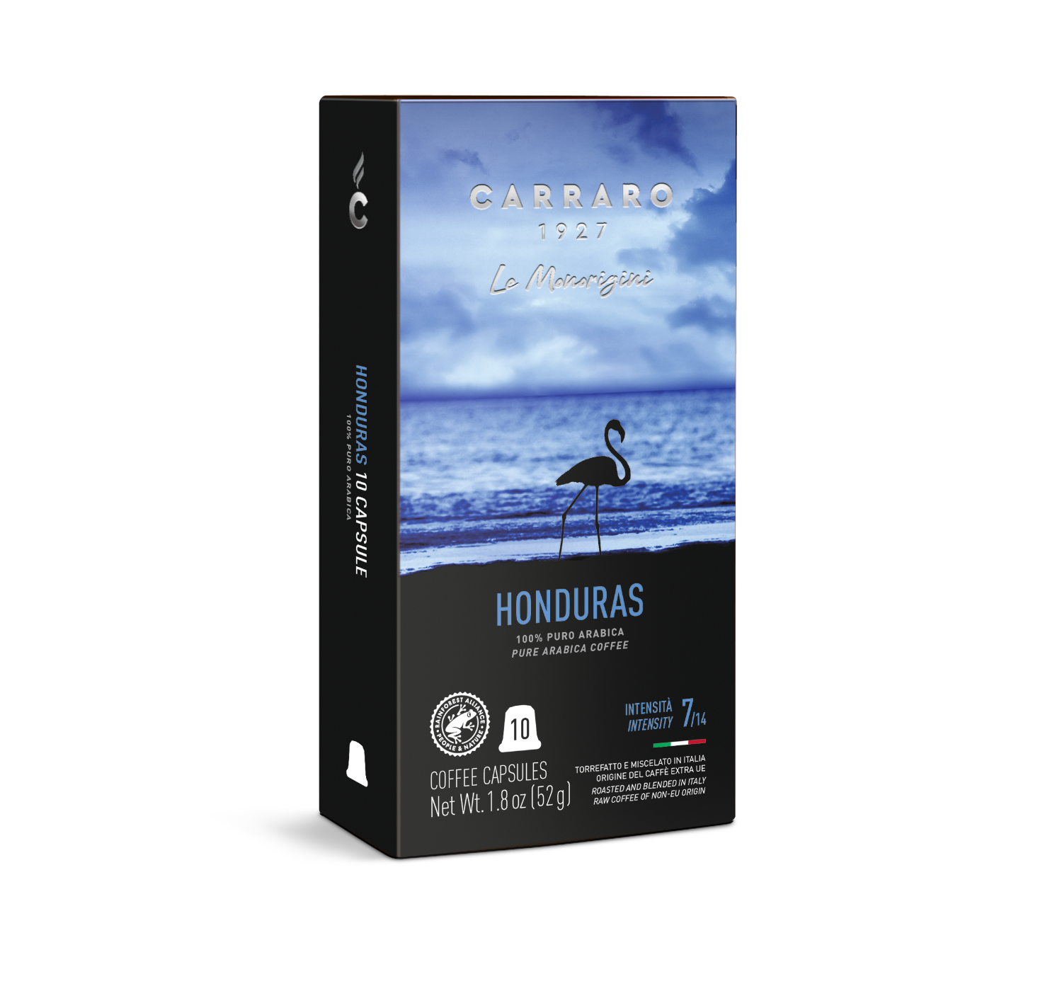 Capsules - Honduras – 10 Nespresso®* compatible capsules - Shop online Caffè Carraro