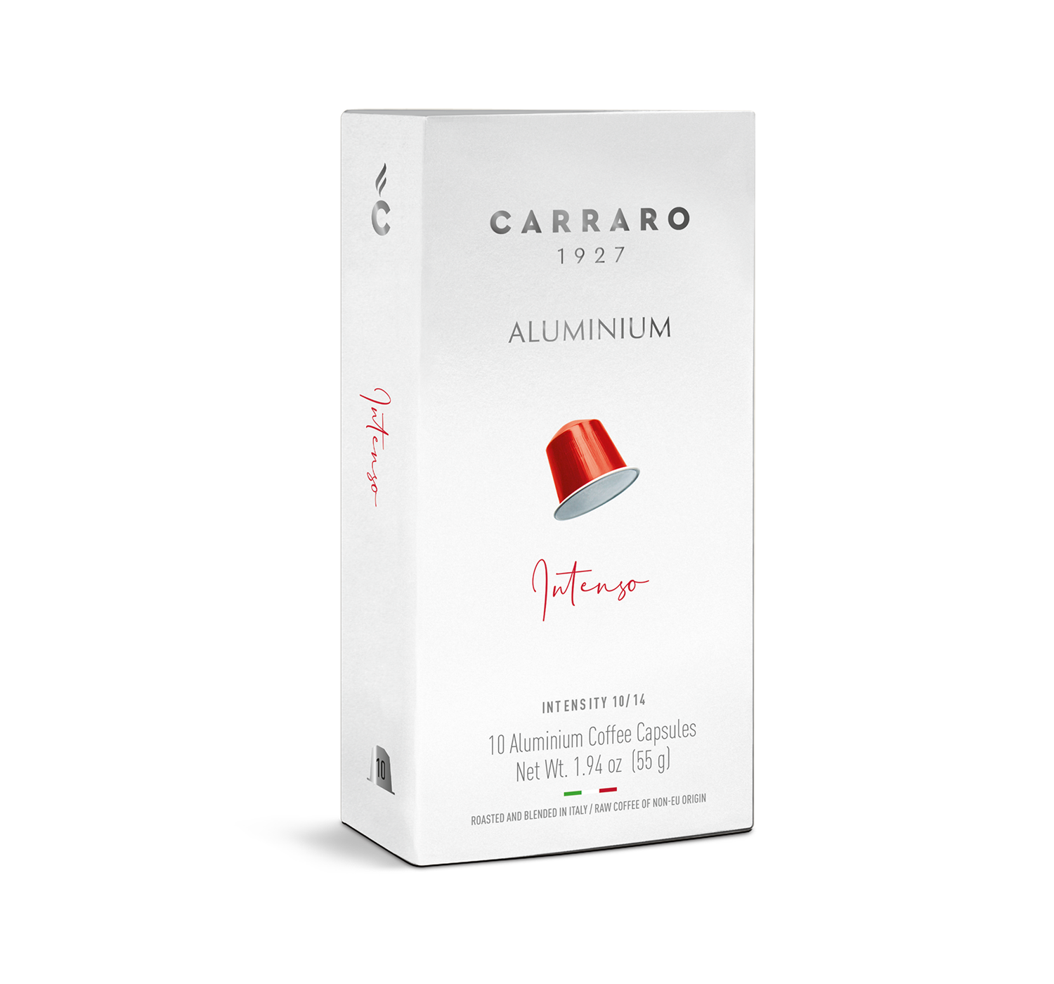 Capsule - Intenso – 10 capsule in alluminio compatibili Nespresso®* - Shop online Caffè Carraro