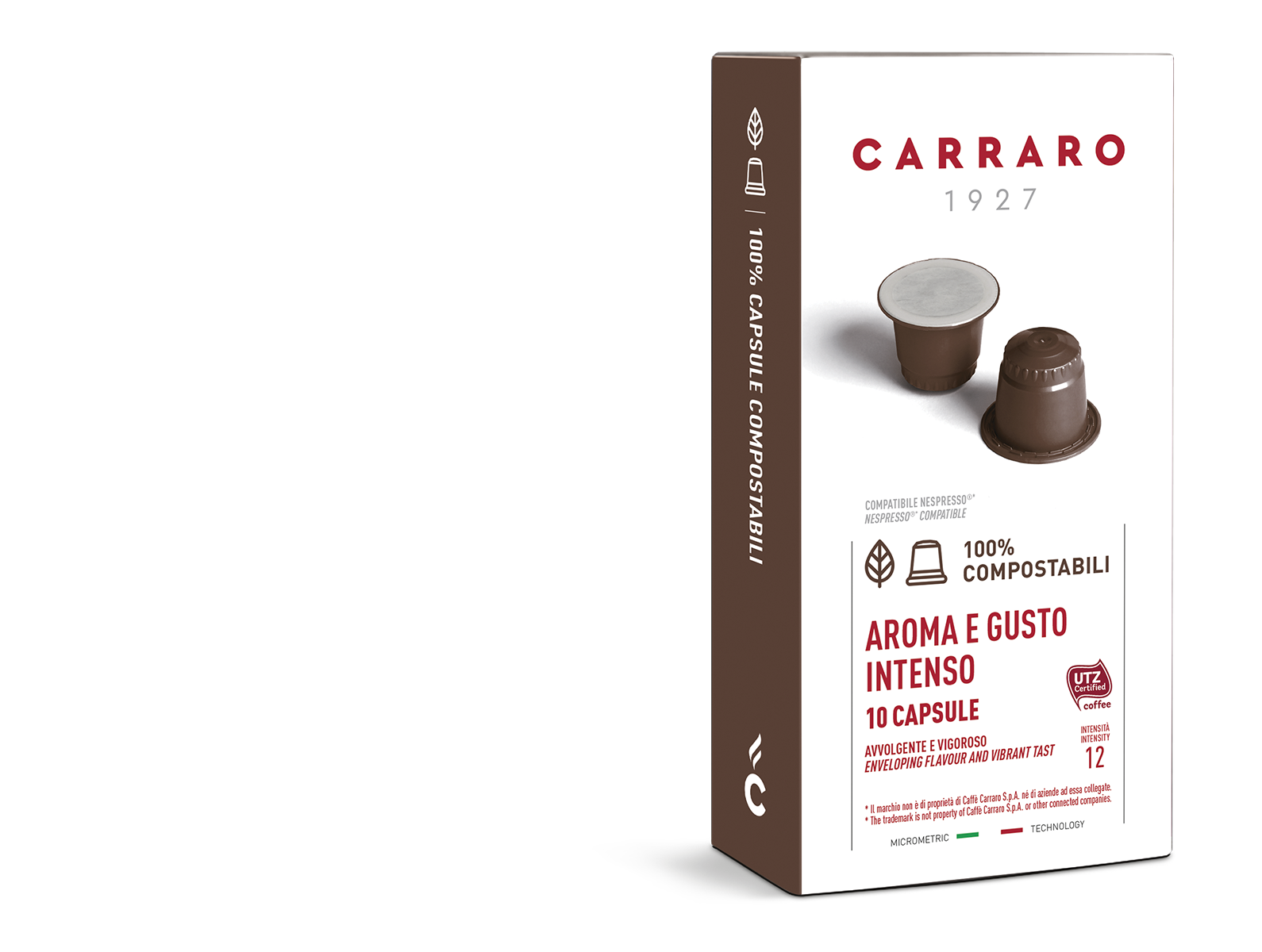 Aroma e Gusto Intenso – 10 compostable capsules