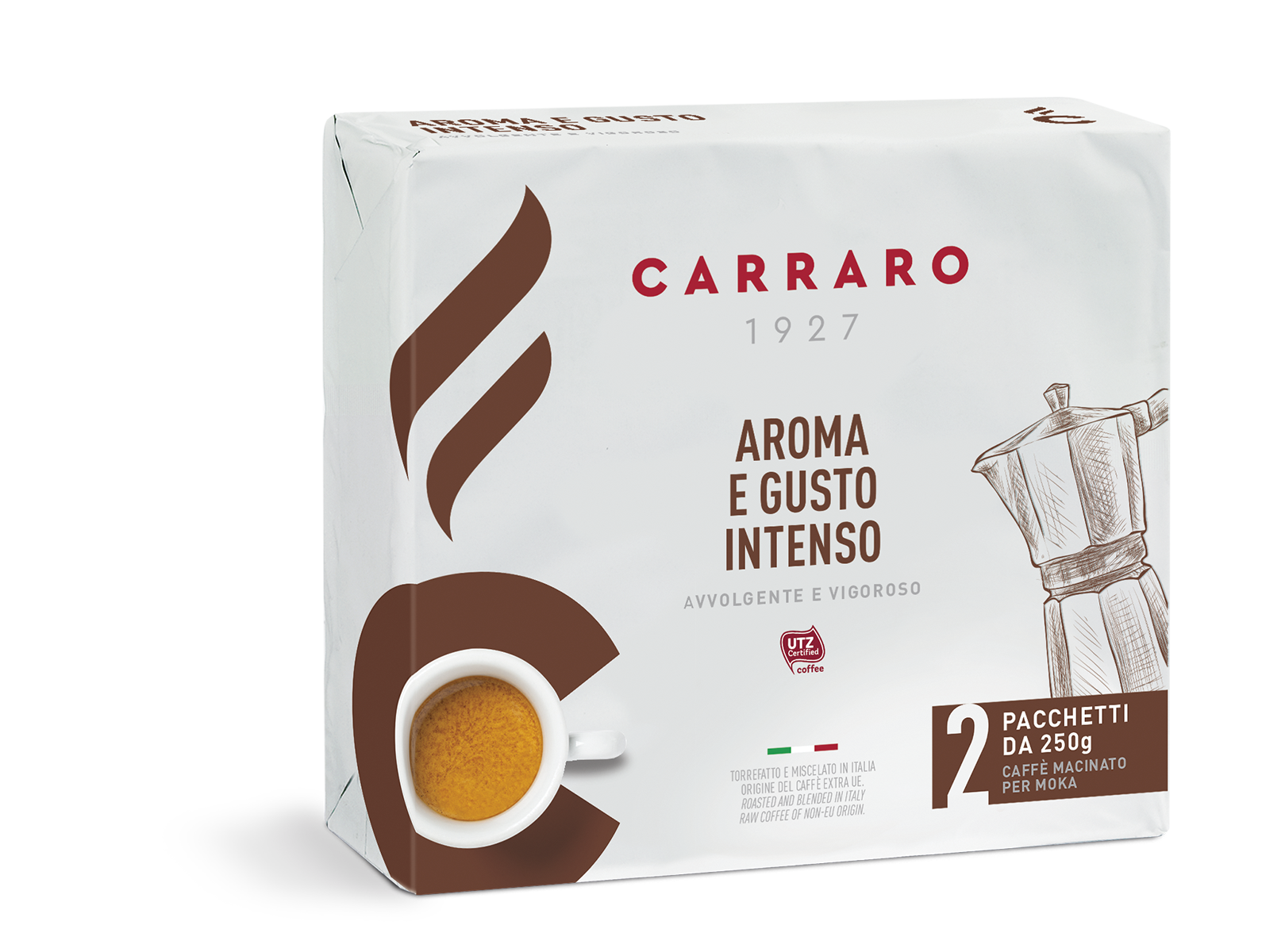 Aroma e Gusto Intenso – caffè macinato 2×250 g