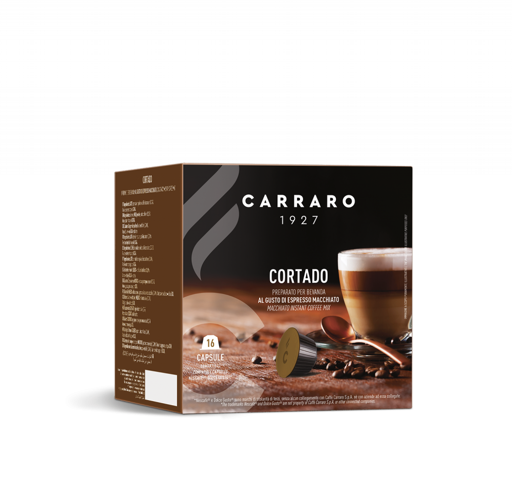 Cortado – 16 capsules - Caffè Carraro
