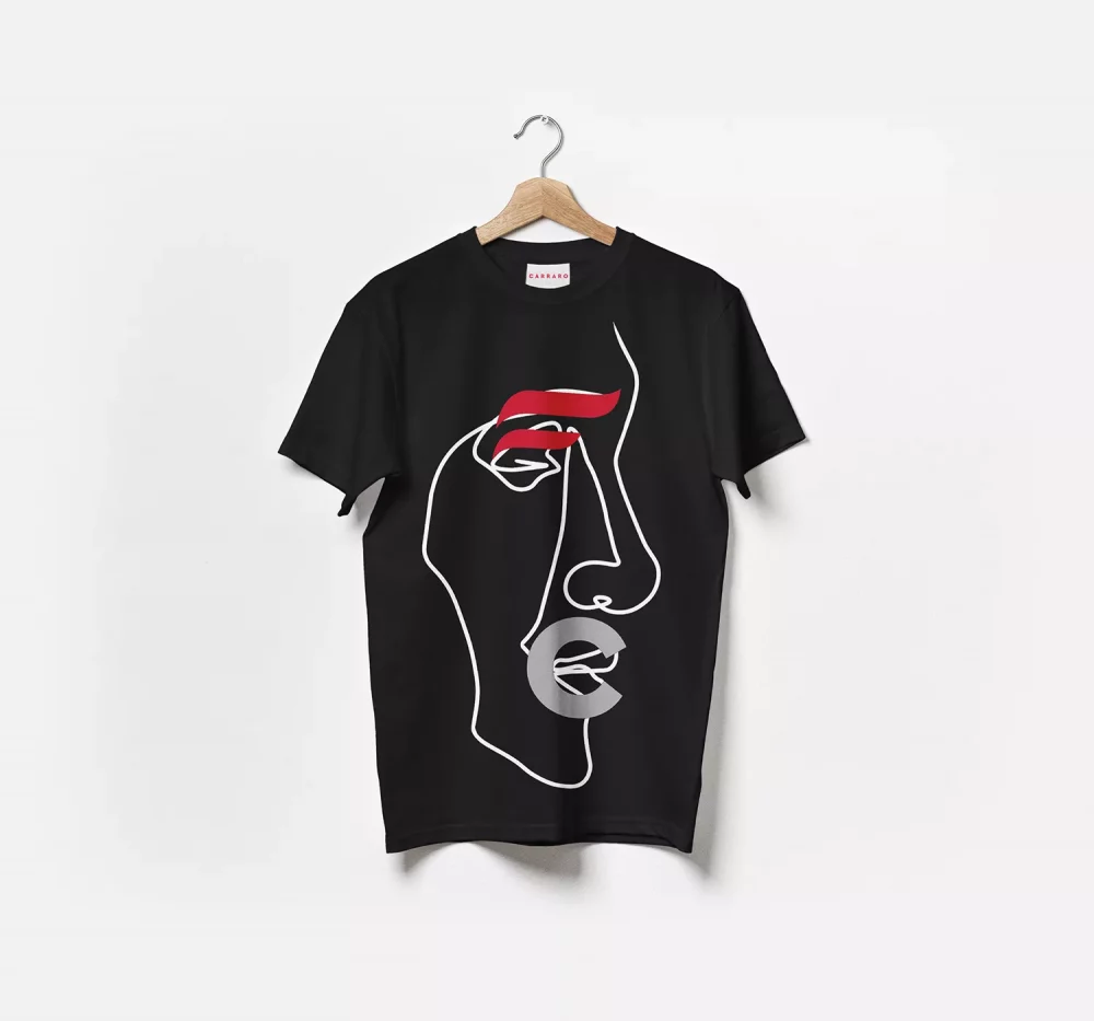 T-shirt – Donna / Nera - Caffè Carraro