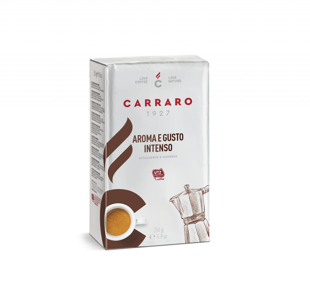 Aroma e Gusto Intenso – ground coffee 250 g - Caffè Carraro