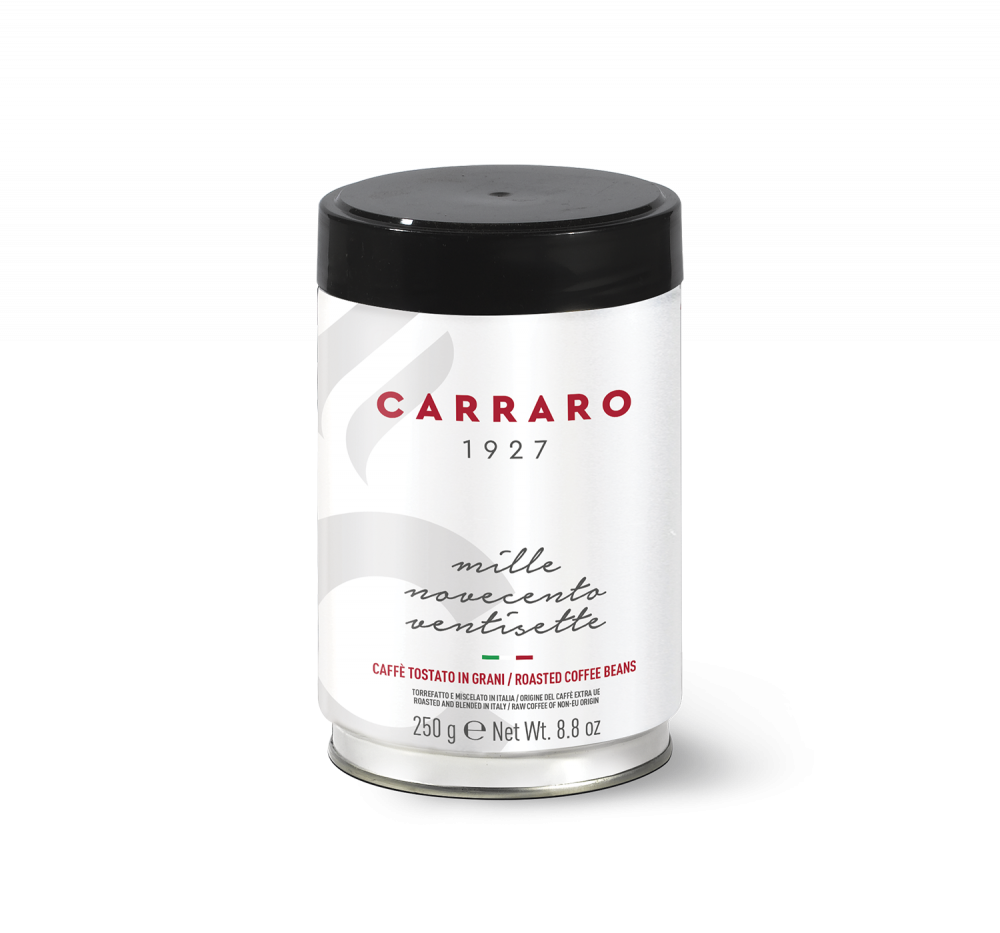 1927 – Coffee beans tin packed 250 g - Caffè Carraro