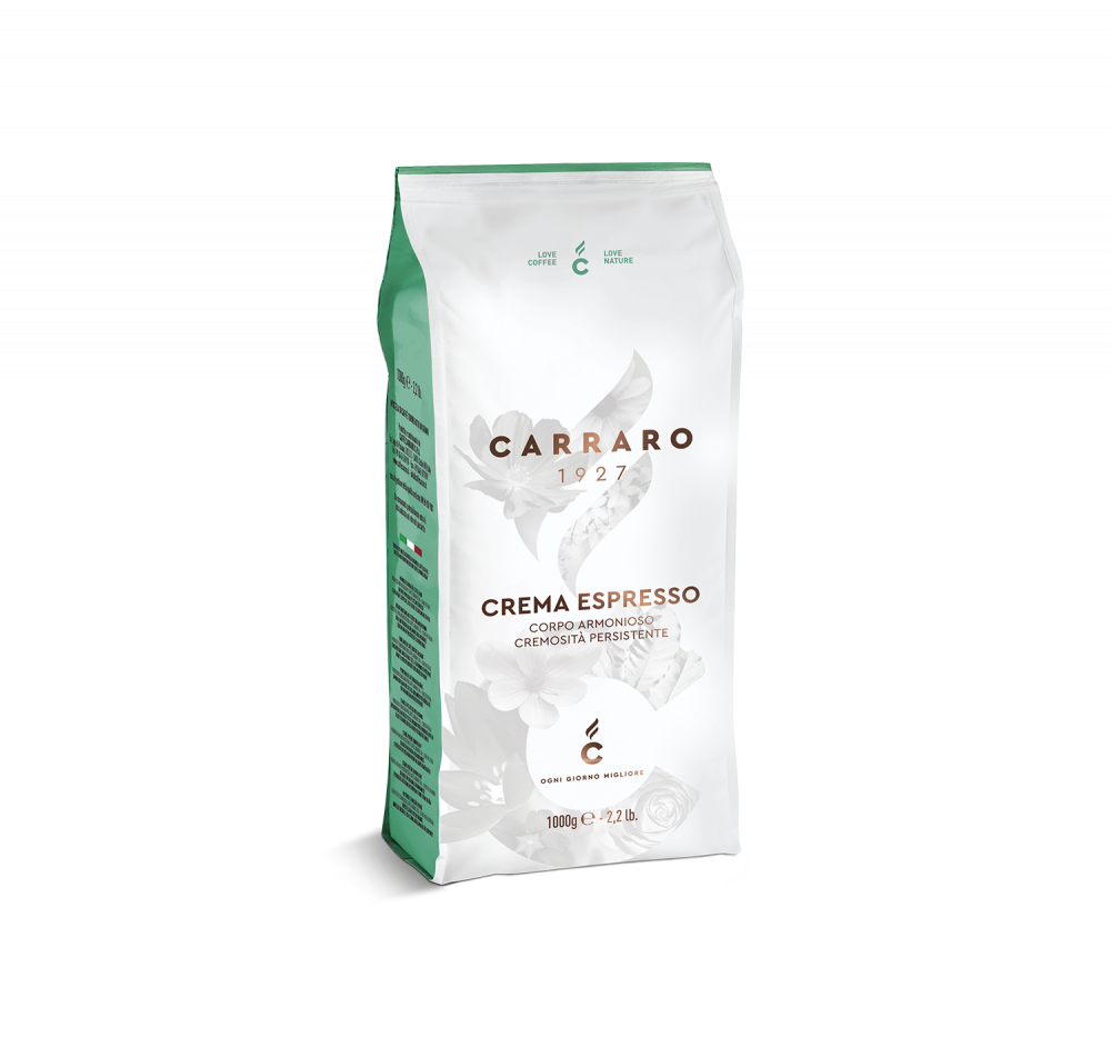 Crema Espresso – caffè in grani 1000 g - Caffè Carraro