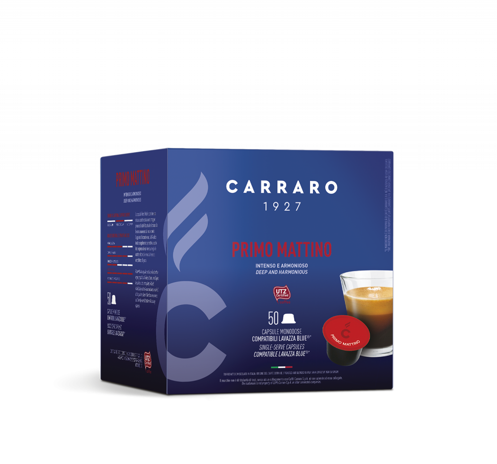 Primo Mattino – 50 capsule compatibili Lavazza Blue®* - Caffè Carraro