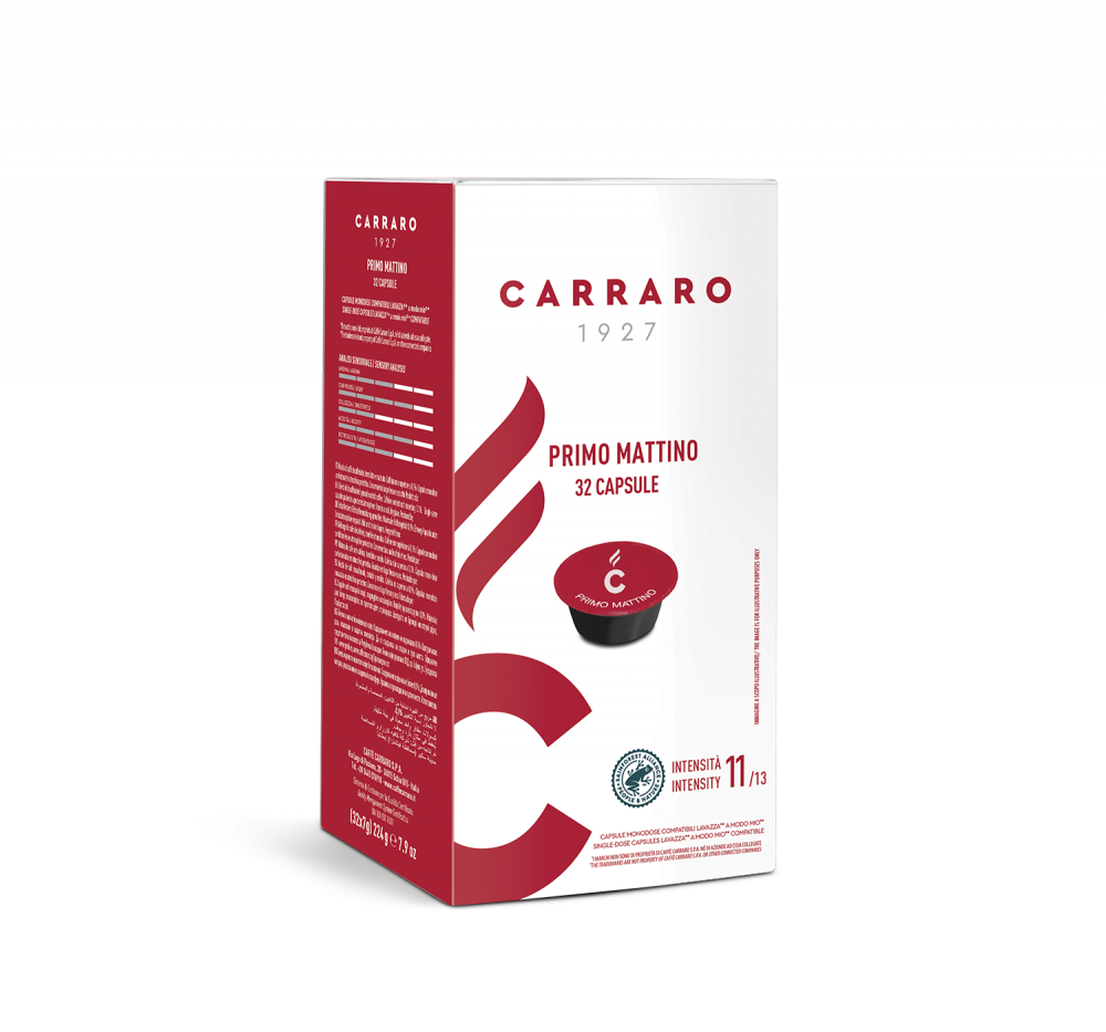 Primo Mattino – 32 capsules - Caffè Carraro
