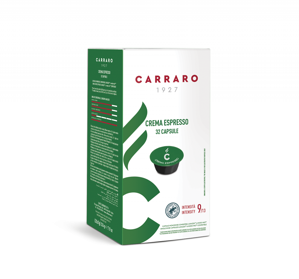 Crema Espresso – 32 capsules - Caffè Carraro
