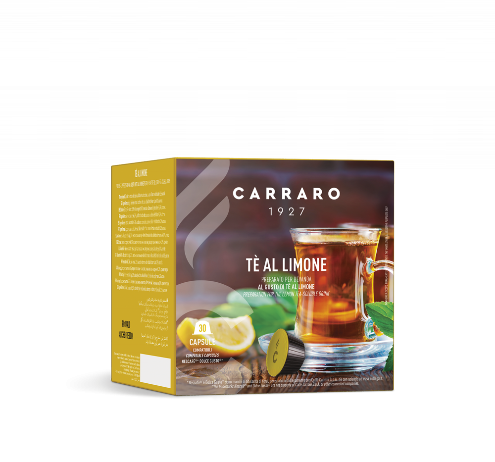 Tè al limone – 30 capsule compatibili Dolce Gusto®* - Caffè Carraro