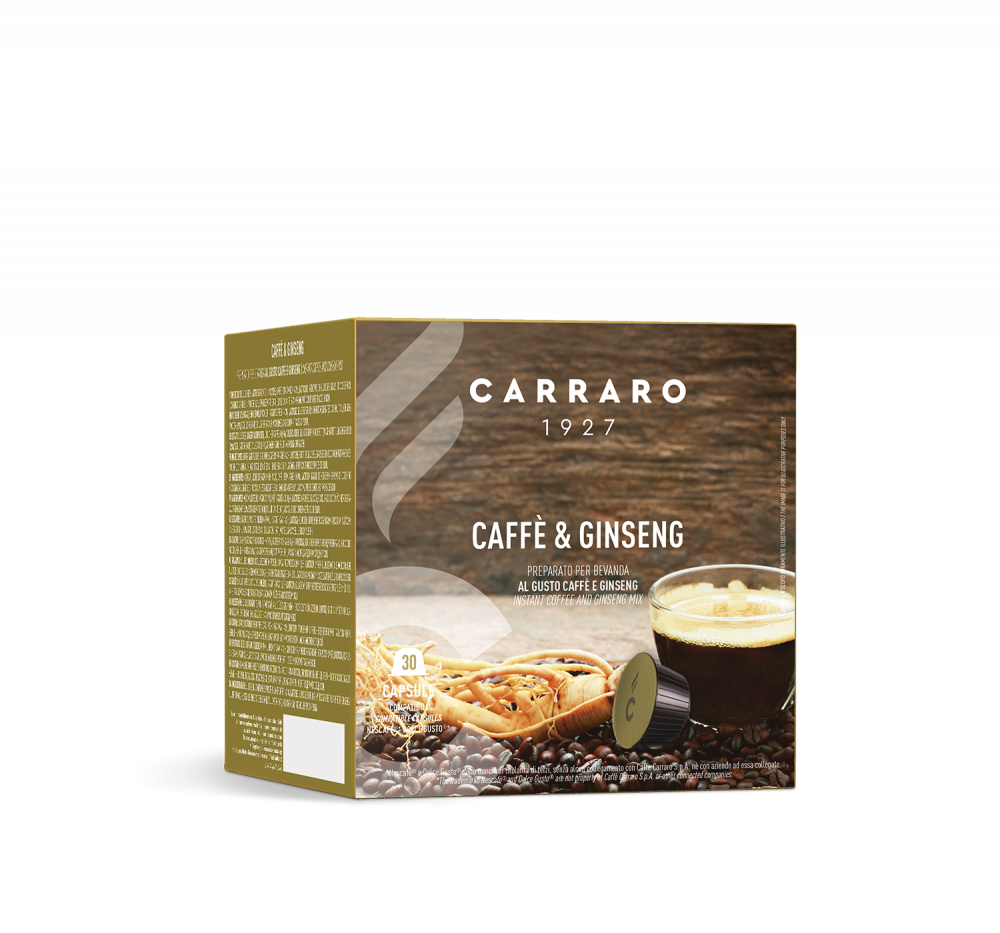 Caffè&Ginseng – 30 capsule compatibili Dolce Gusto®* - Caffè Carraro