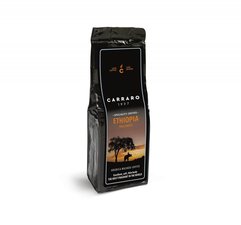 Ethiopia – ground coffee 62,5 g - Caffè Carraro