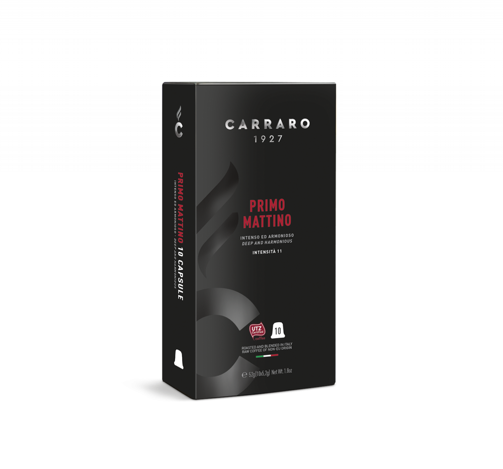 Primo Mattino – 10 capsule compatibili Nespresso®* - Caffè Carraro