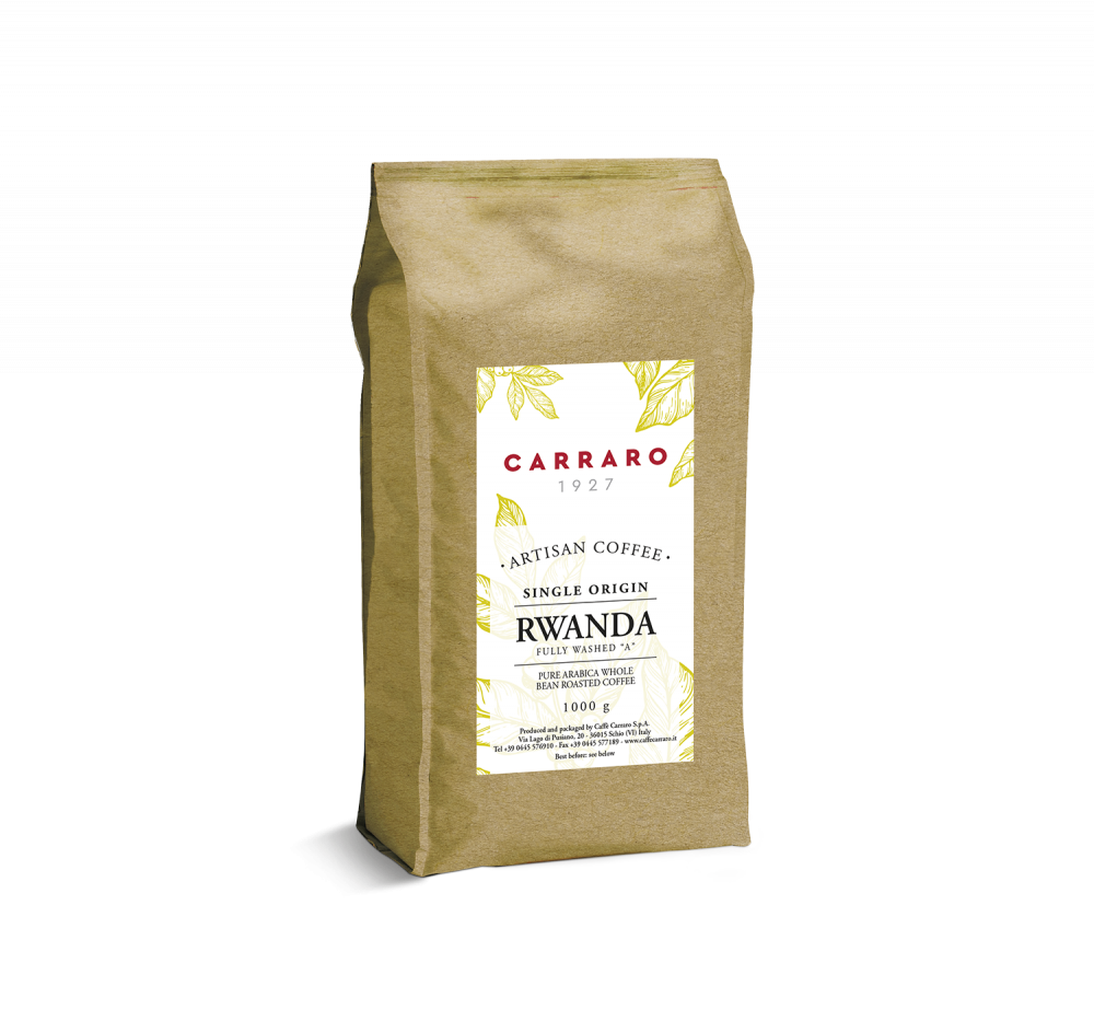 Rwanda – caffè in grani 1000 g - Caffè Carraro