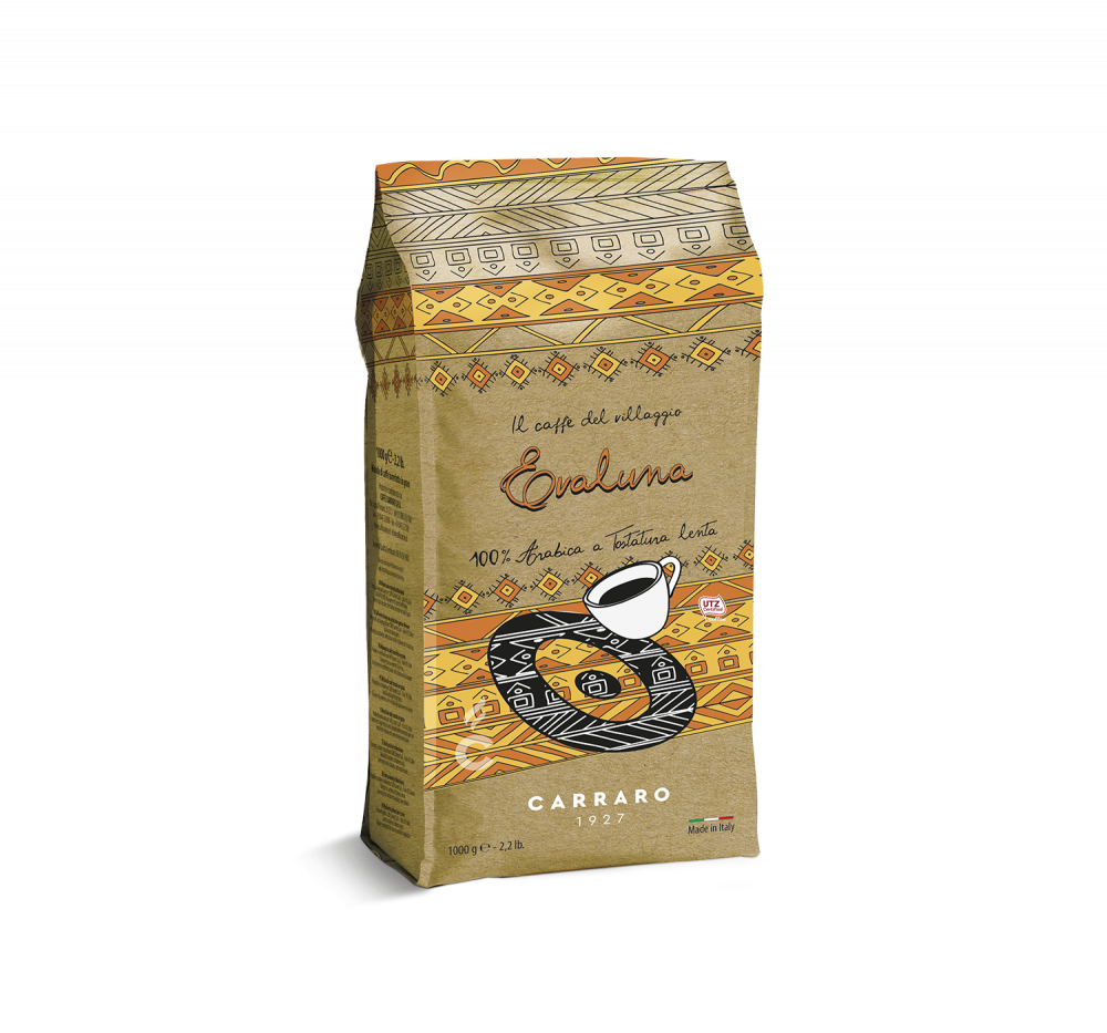 Evaluna – coffee beans 1000 g Light - Caffè Carraro