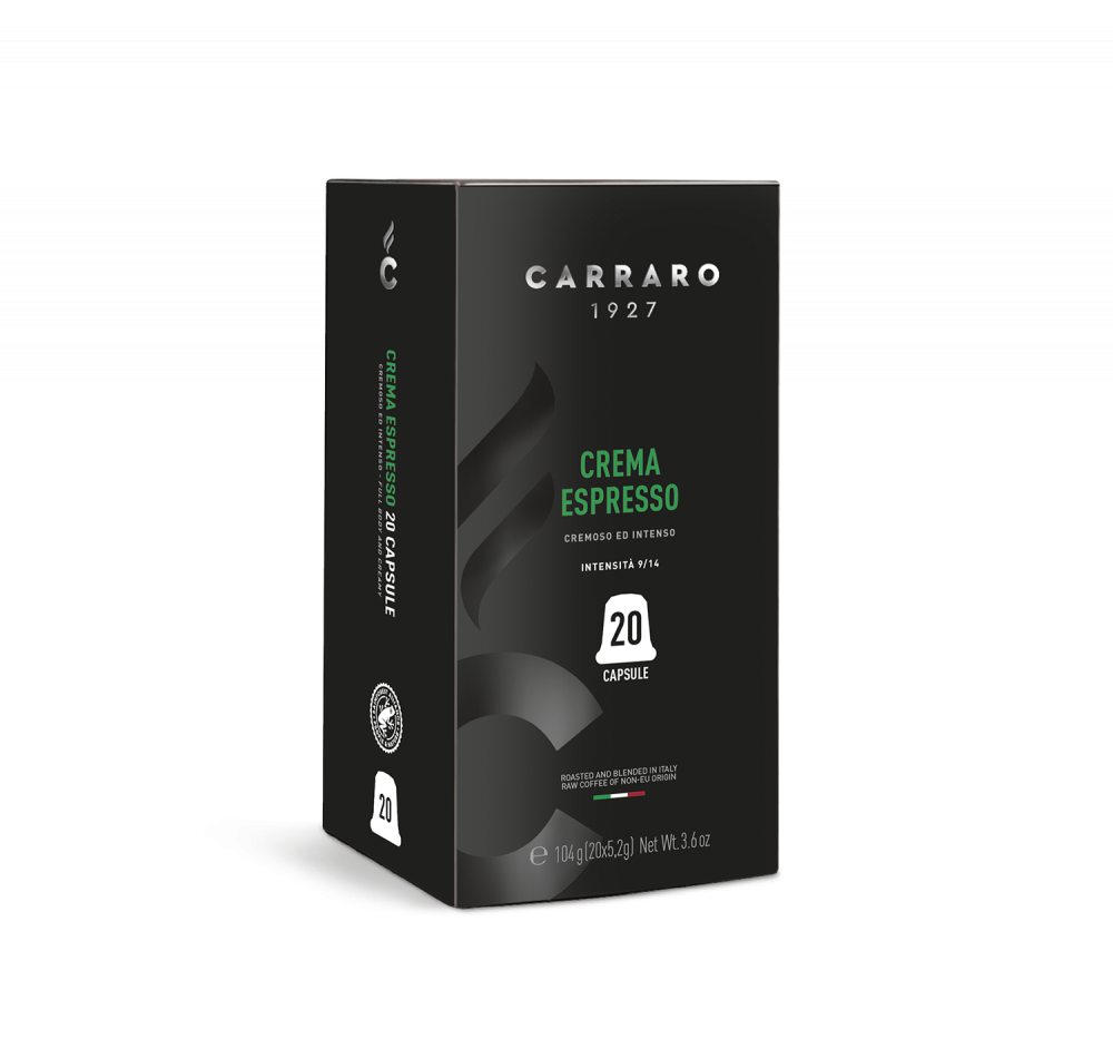 Crema Espresso – 20 capsules - Caffè Carraro