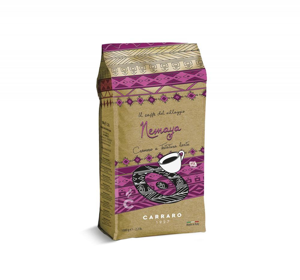 Nemaya – caffè in grani 1000 g Medium - Caffè Carraro