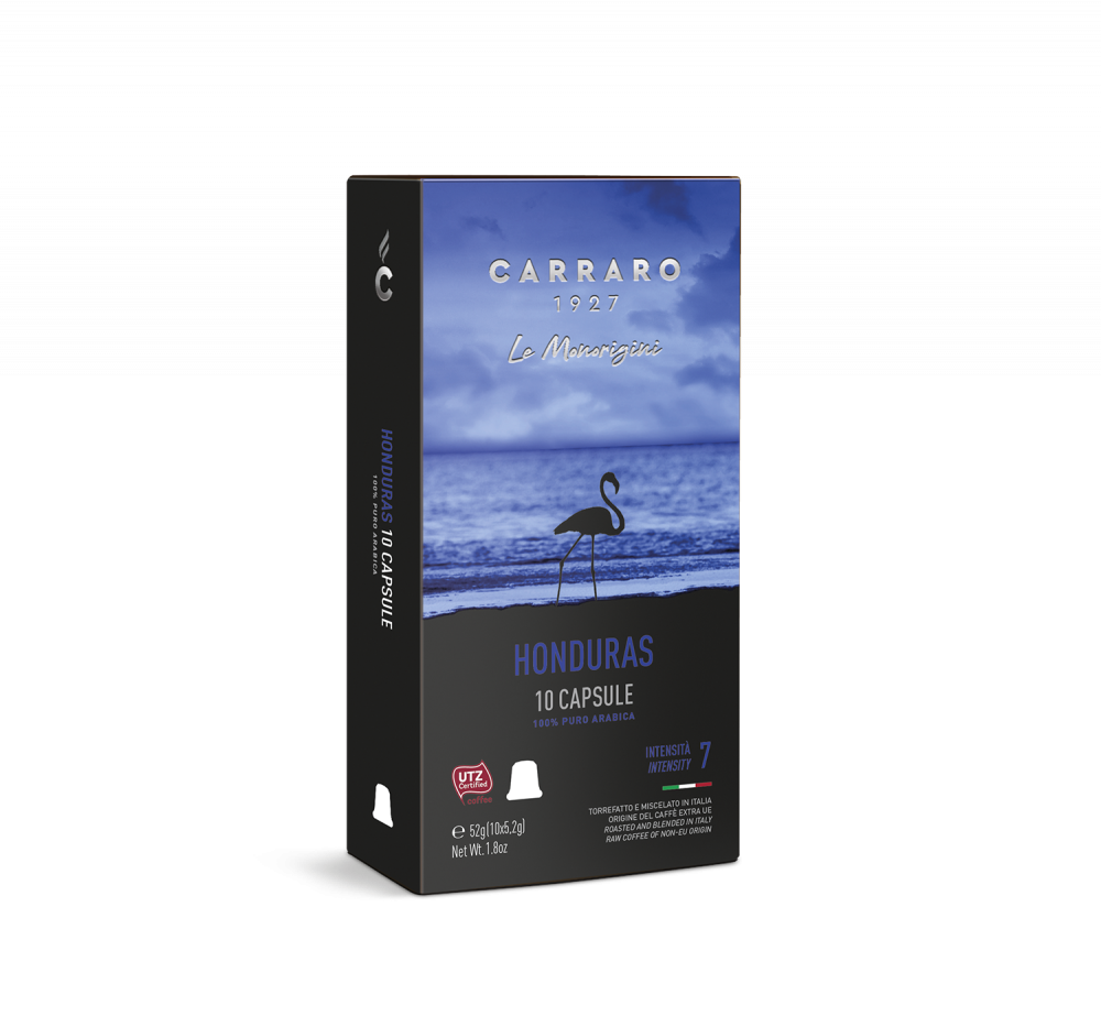 Honduras – 10 Nespresso®* compatible capsules - Caffè Carraro