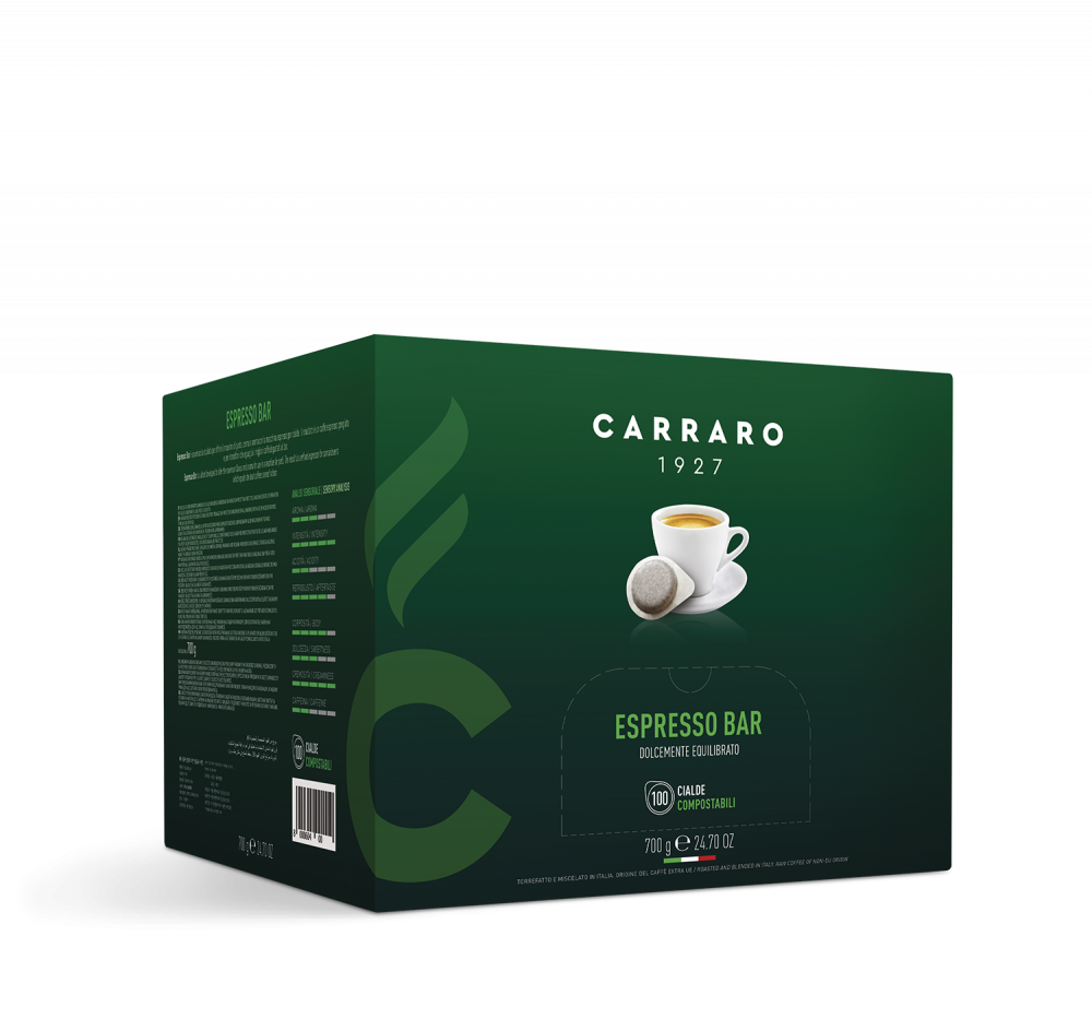 Espresso bar – 100 cialde da 7 g - Caffè Carraro