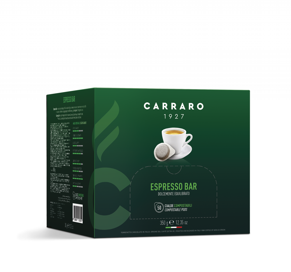 Espresso bar – 50 cialde da 7 g - Caffè Carraro