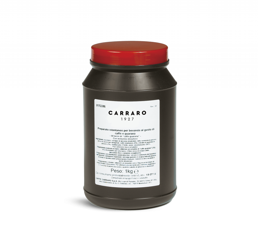Instat product for Caffè and Guaranà flavoured drink – 1000 g - Caffè Carraro