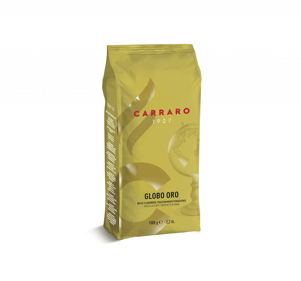 Globo Oro – Coffee beans 1000 g - Caffè Carraro