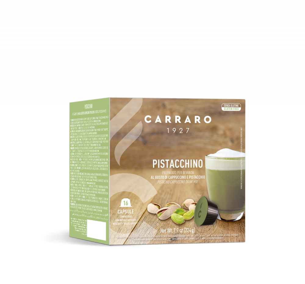 Pistacchino – 16 Dolce Gusto®* compatible capsules - Caffè Carraro
