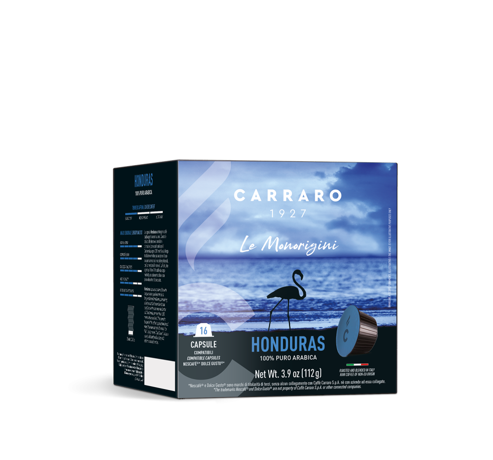 Honduras – 16 Dolce Gusto®* compatible capsules - Caffè Carraro