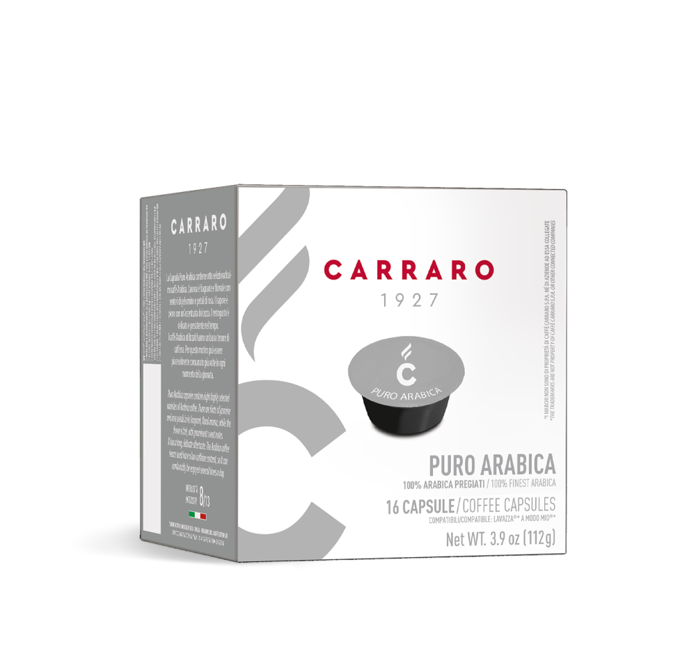 Puro Arabica – 16 capsule compatibili A Modo Mio®* - Caffè Carraro