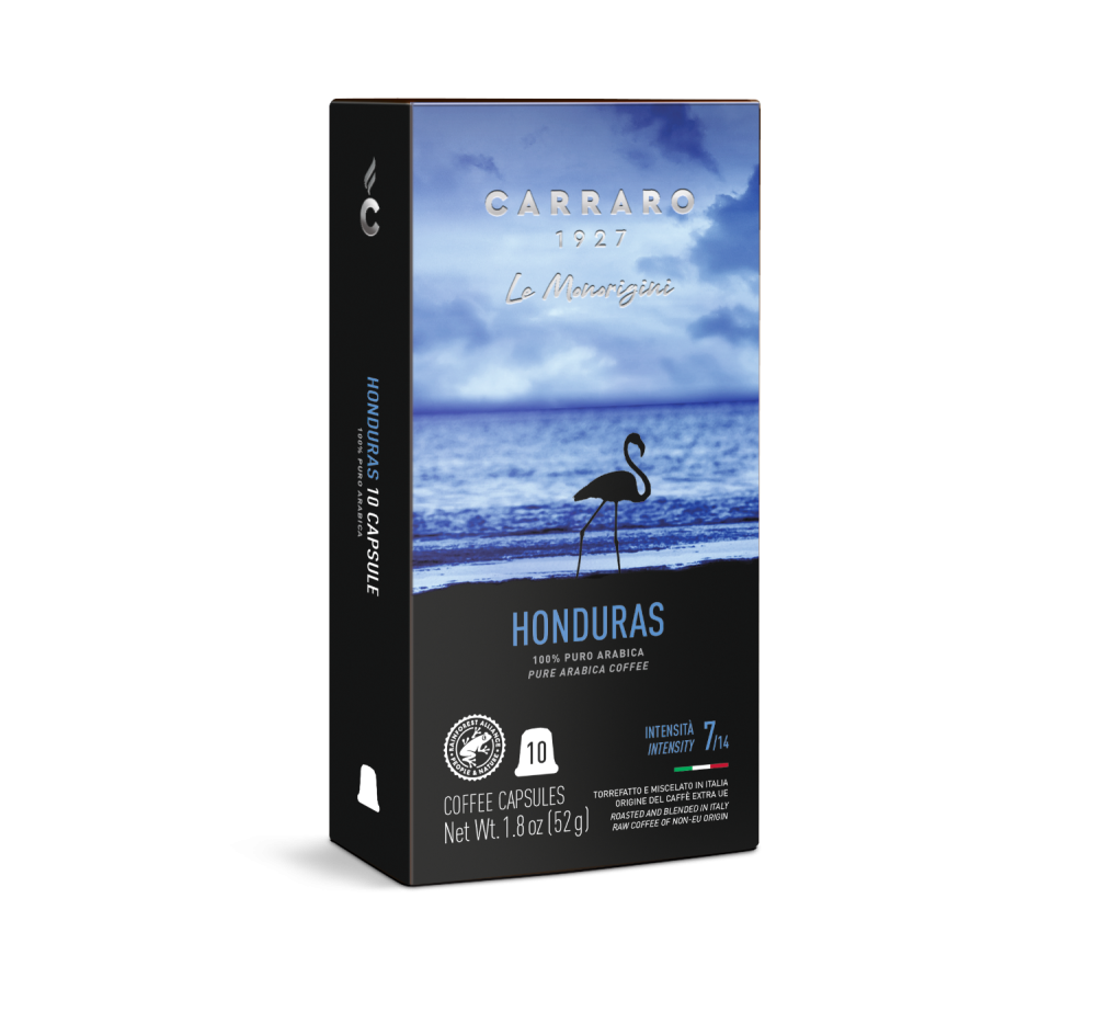 Honduras – 10 Nespresso®* compatible capsules - Caffè Carraro