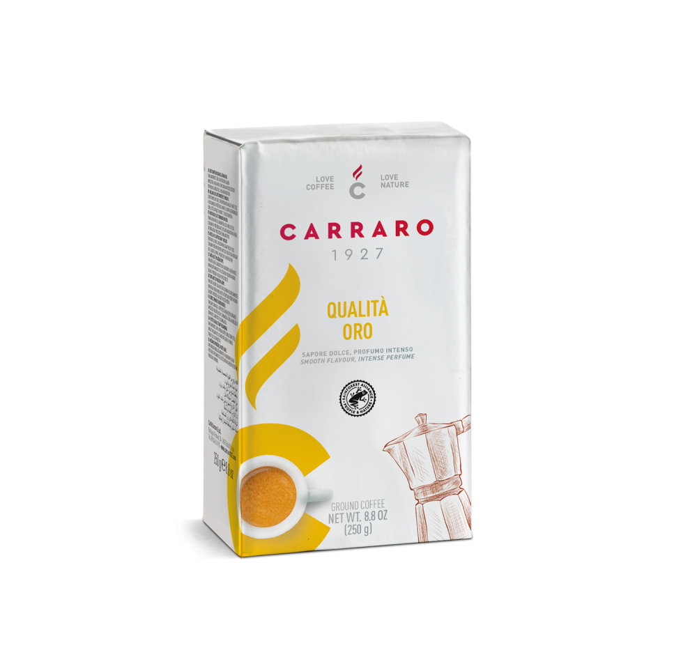 Qualità Oro – caffè macinato 250 g - Caffè Carraro