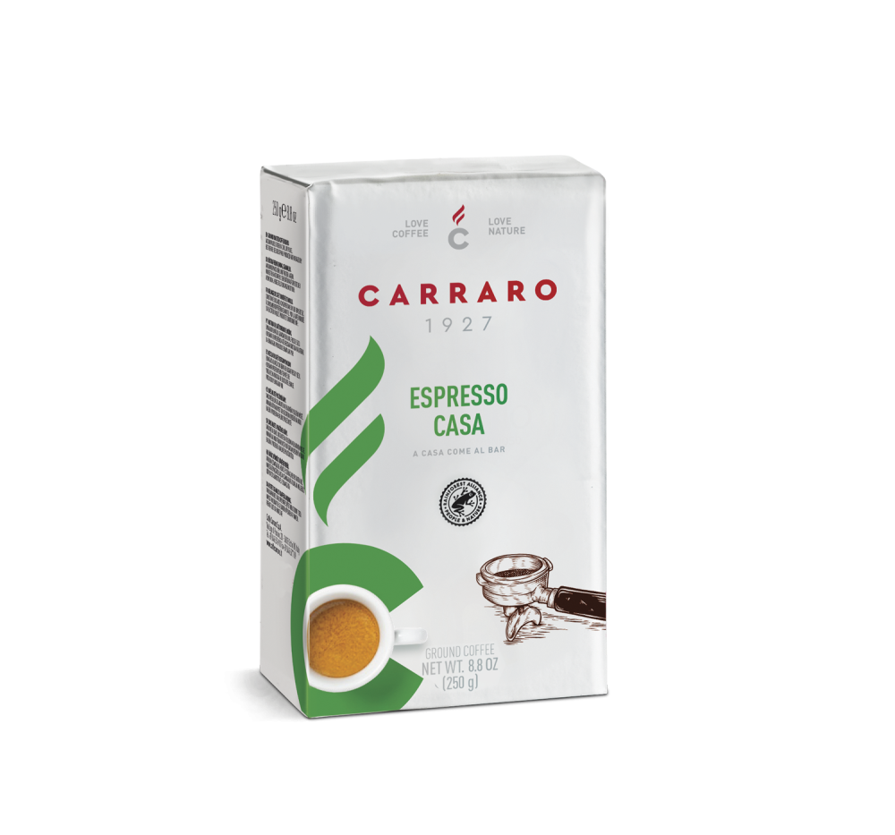 Espresso Casa – ground coffee 250 g - Caffè Carraro