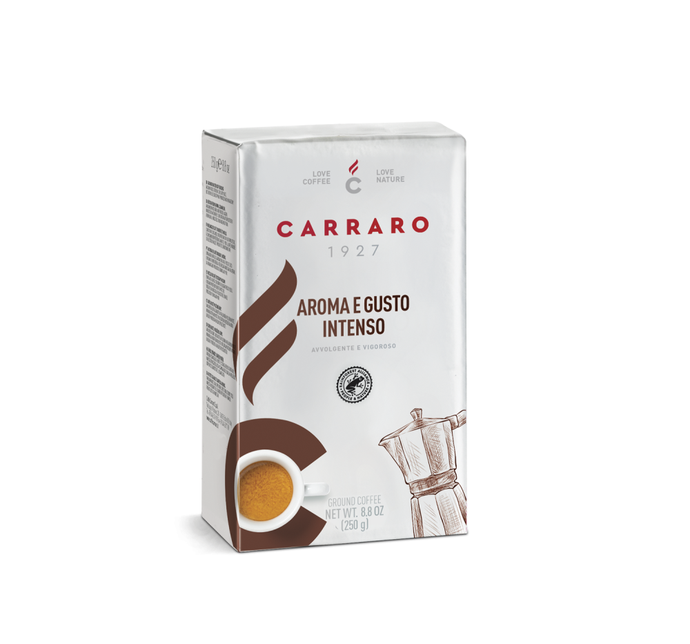 Aroma e Gusto Intenso – ground coffee 250 g - Caffè Carraro