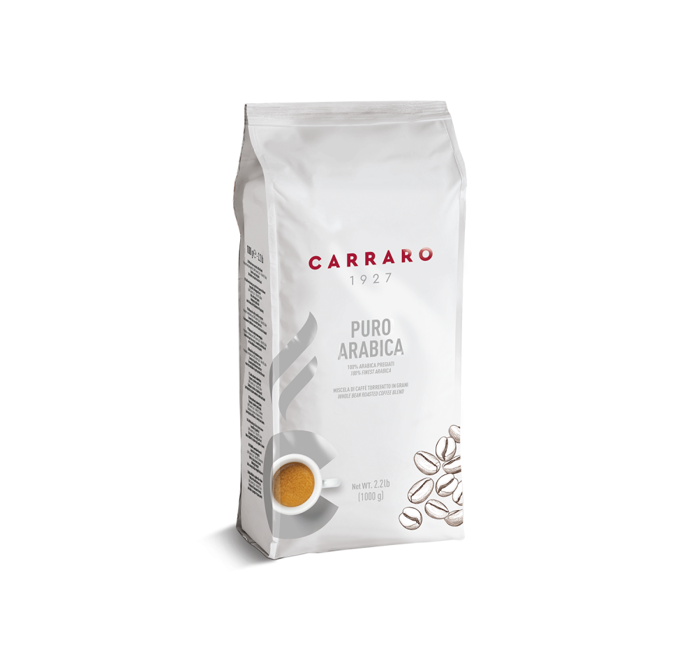 Puro Arabica – coffee beans 1000 g - Caffè Carraro