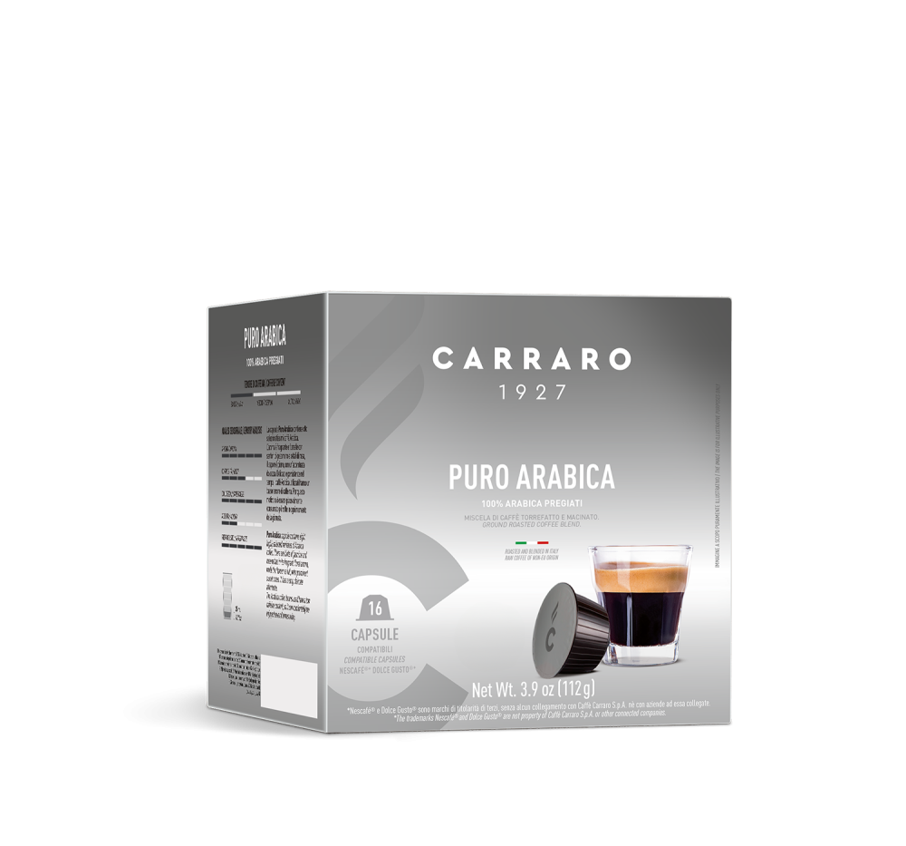 Puro Arabica – 16 capsule compatibili Dolce Gusto®* - Caffè Carraro