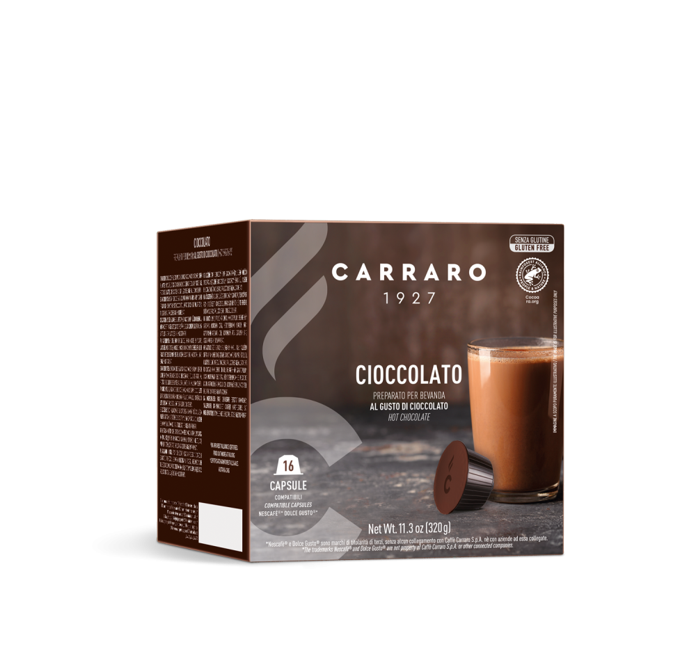 Cioccolato – 16 capsule compatibili Dolce Gusto®* - Caffè Carraro