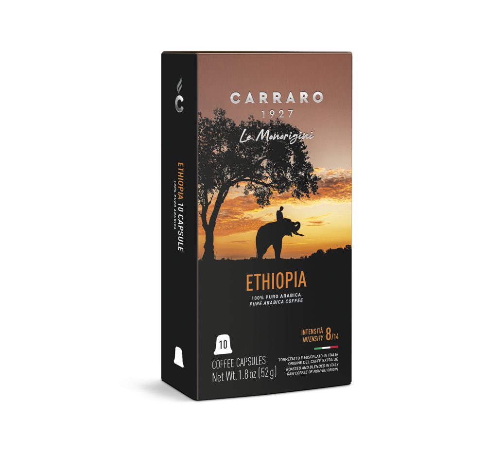 Ethiopia – 10 capsule compatibili Nespresso®* - Caffè Carraro